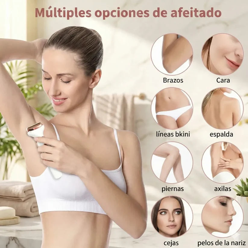 Afeitadora 4 en 1 Corporal Recargable