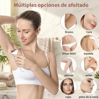 Afeitadora 4 en 1 Corporal Recargable
