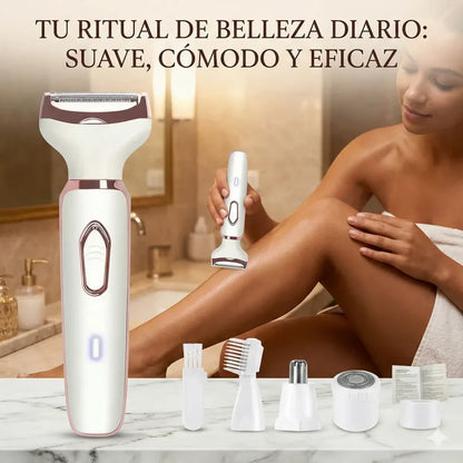 Afeitadora 4 en 1 Corporal Recargable