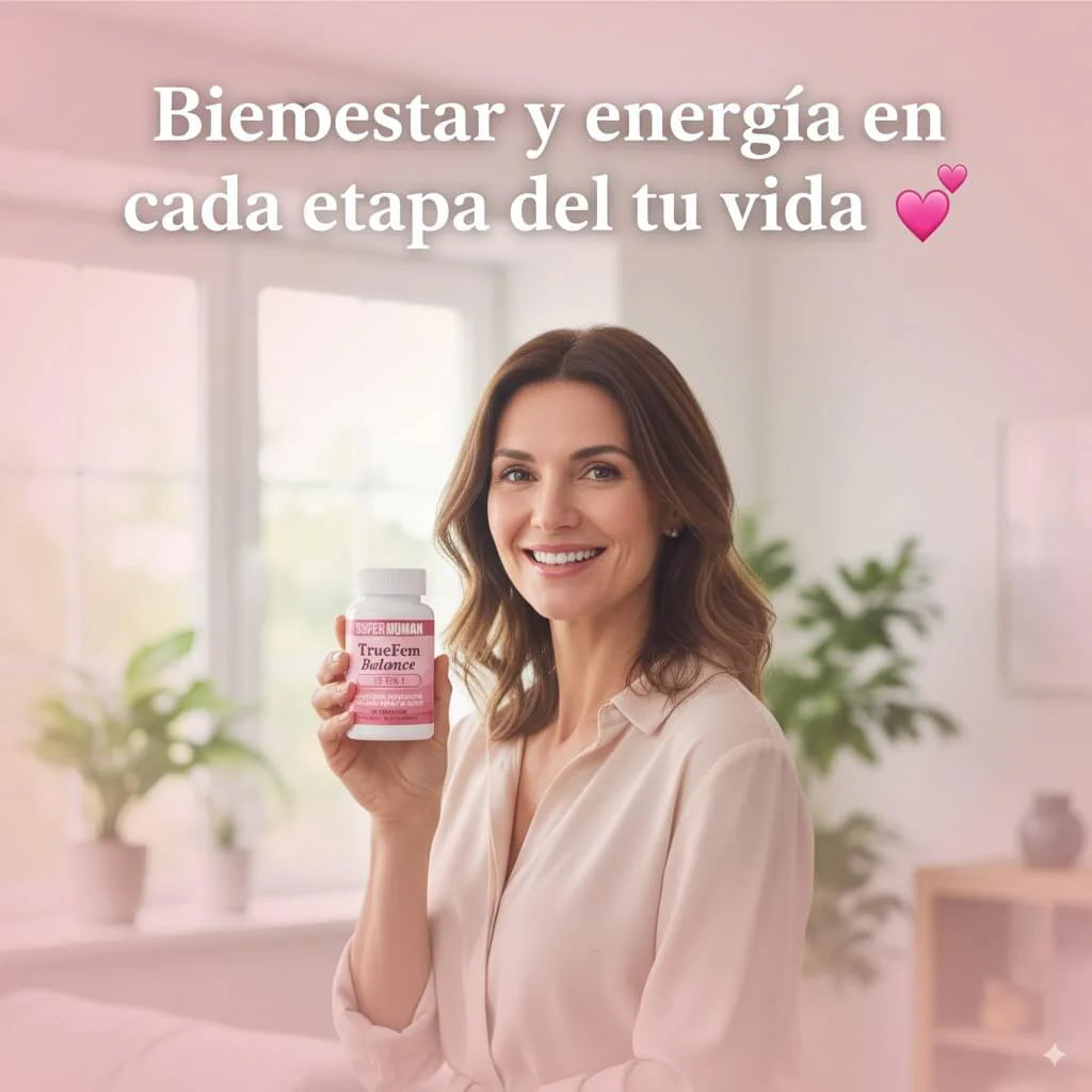 TrueFem Balance – Cápsulas para el Equilibrio Hormonal y Bienestar Femenino