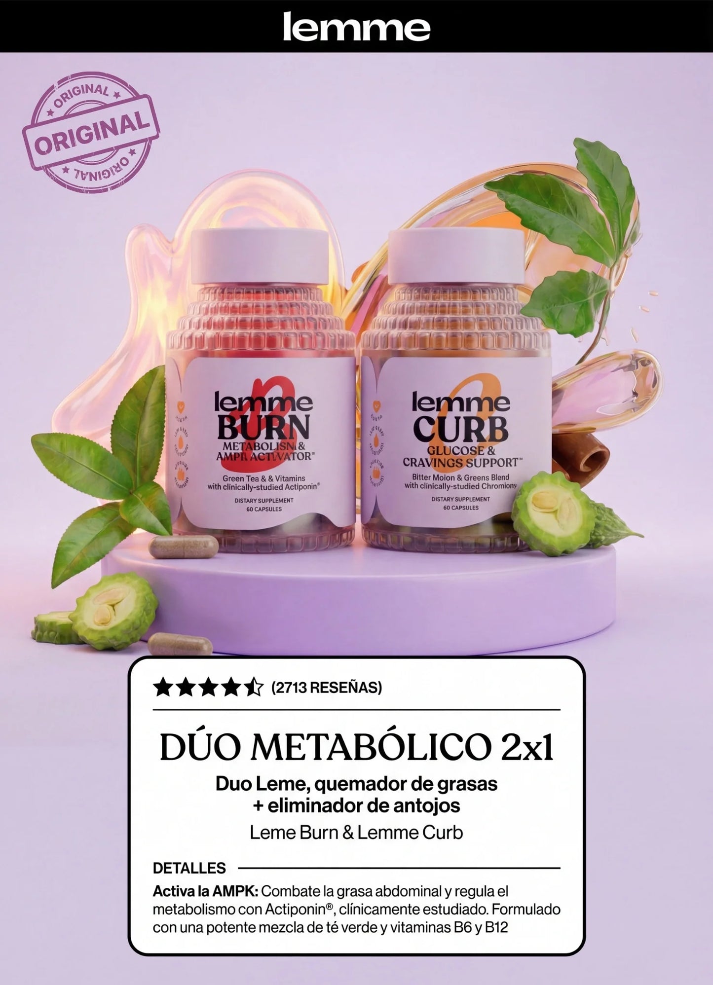 Combo Lemme | Curl y Burn